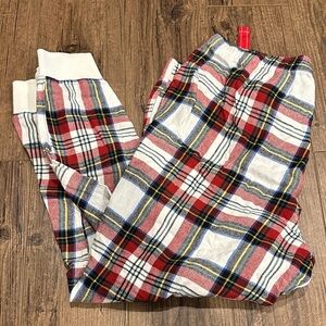 Old Navy Red and Blue Plaid Pants